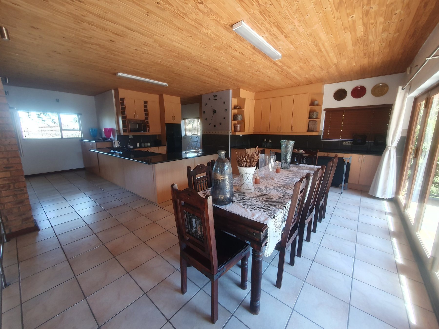 Kitchen and dining