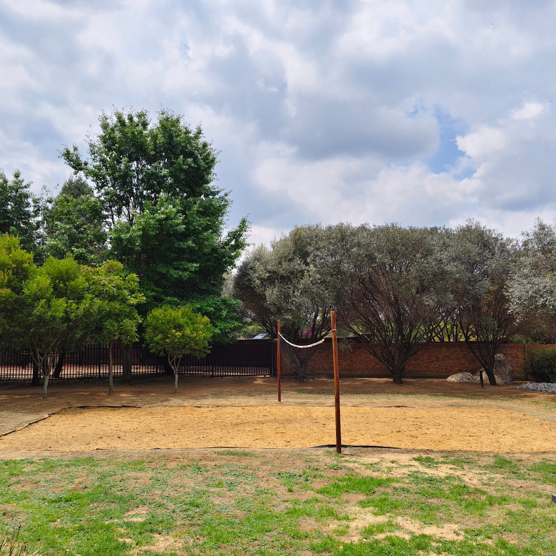 Volleyball pit